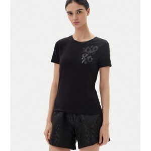 Tricou dama  Emporio Armani - 7W000133 AF10373 - Bumbac - Negru - Negru