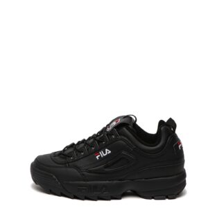 Pantofi sport de piele ecologica cu talpa masiva Disruptor 1010262 - Negru