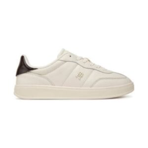 Tenisi dama 305551931 - Piele naturala - Alb - Bej