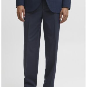 Pantaloni chino uni - Bleumarin