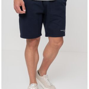 Pantaloni scurti cu logo si buzunare laterale - Albastru ultramarin