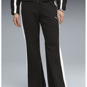 Pantaloni de trening cu talie medie - Alb/Negru