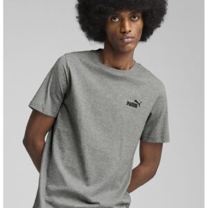 Tricou cu detaliu logo - 54897 - Gri melange