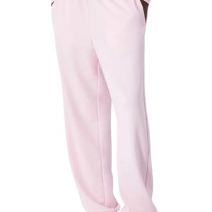 Pantaloni sport dama  bumbac/poliester - roz deschis