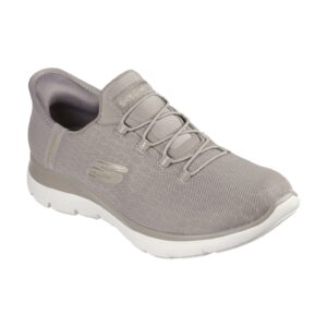 Pantofi slip-ins de plasa - Bej