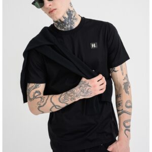 Tricou cu decolteu rotund - Negru