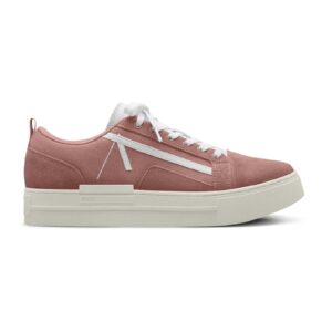 Pantofi sport dama -  Piele naturala/Textil - Roz - Roz