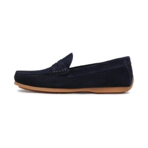 Mocasini barbati -  185283 - Piele intoarsa - Albastru