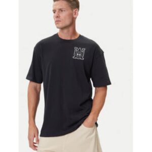 Tricou barbati -  negru - bumbac si poliester