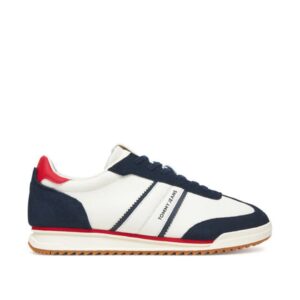 Tenisi barbatesti -  305553065 - piele naturala - alb/bleumarin