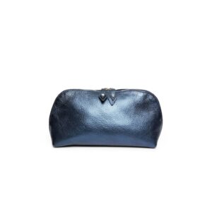 Portfard piele -  St. Tropez - bleumarin sidef - 23 x 8 x 14 cm