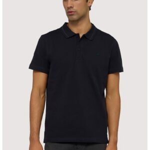 Tricou polo din bumbac - Negru stins