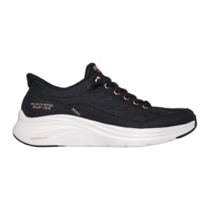 Pantofi sport slip-ins cu branturi cu spuma cu memorie Contour Foam Golden Hour - Negru/Bej