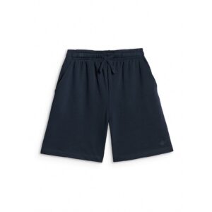 Pantaloni sport copii -  bleumarin - croiala supradimensionata - 80% bumbac - pantaloni scurti