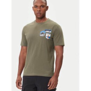 Tricou barbati verde - bumbac