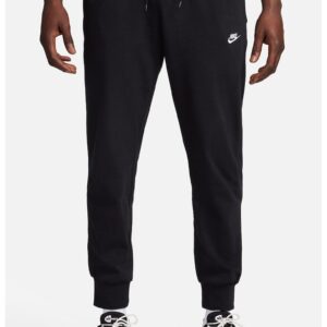 Pantaloni de trening cu talie medie si snur in talie - Negru