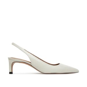 Pantofi dama - 304958731 - piele naturala - alb