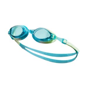 Ochelari de inot Nike Chrome Dusty Catus Junior - anti-fog - filtrare UV - albastri - set