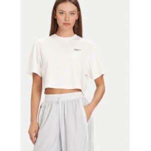 Tricou dama - Alb - Bumbac