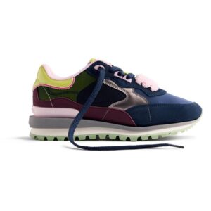 Pantofi sport de piele cu garnituri din material textil Forada - Multicolor
