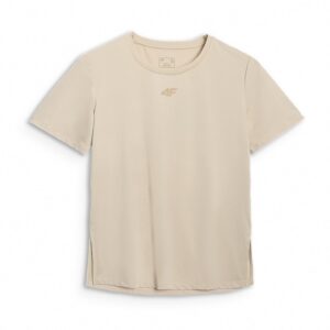 Tricou Antrenament Femei Bej - Uscare Rapida - XS-XXL - Poliester Reciclat - Tehnologia 4FDry - Multi Active - Bej