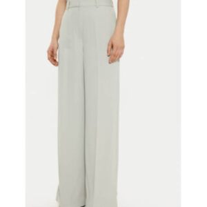 Pantaloni de dama - poliester - gri -