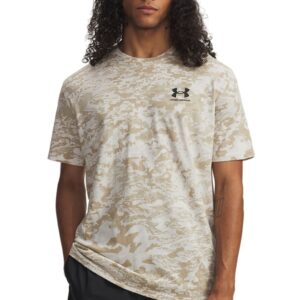 Tricou cu model si decolteu la baza gatului - Bej deschis