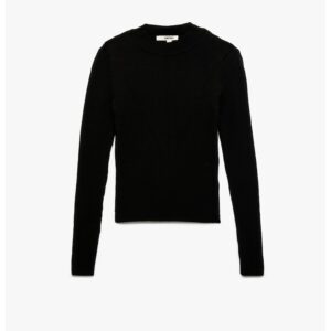 Pulover uni slim fit - Negru