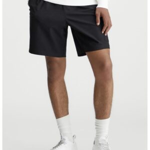 Pantaloni scurti cu buzunar lateral - Negru