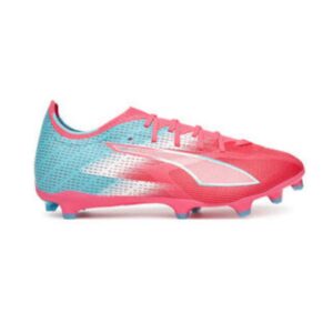Pantofi de fotbal barbati - material sintetic - albastru/roz