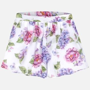 Pantaloni scurti cu imprimeu floral -