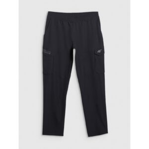 Pantaloni Antrenament Barbati - Uscare Rapida - Buzunare Cargo - 37945 - Negru