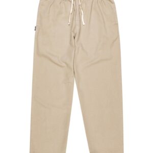 Pantaloni lungi - bej - bumbac - croiala relaxata - pentru barbati -
