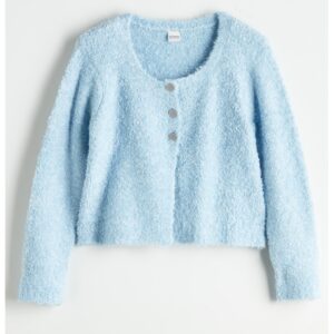 Cardigan cu nasturi - Albastru