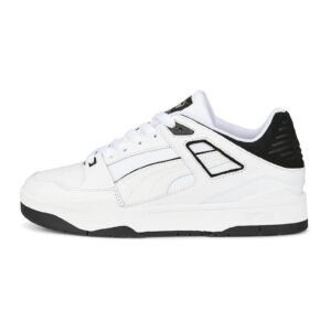 Pantofi sport low-top de piele si piele intoarsa Slipstream - Negru - Alb murdar - 6
