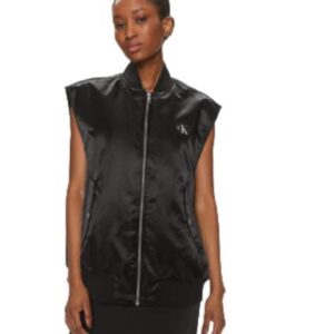 Vesta dama - neagra - nylon - Negru