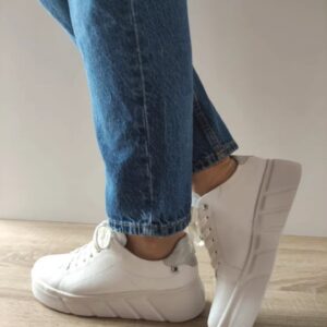 Pantofi Sport Dama  W2601-80 Albi - Alb - Alb