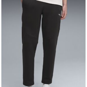 Pantaloni de trening conici si buzunare laterale - Negru