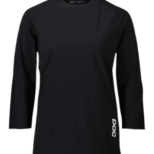 Tricou ciclism Resistance - maneca 3/4 - respirabil - negru -