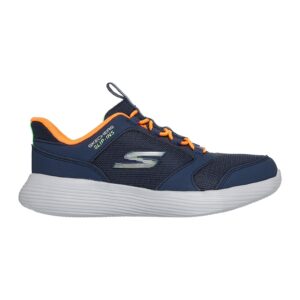 Pantofi sport din plasa Go Run 400 V2- Turbo - Portocaliu/Bleumarin