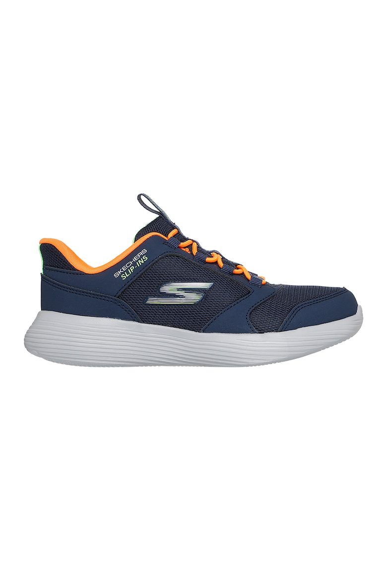 Pantofi sport din plasa Go Run 400 V2- Turbo - Portocaliu/Bleumarin
