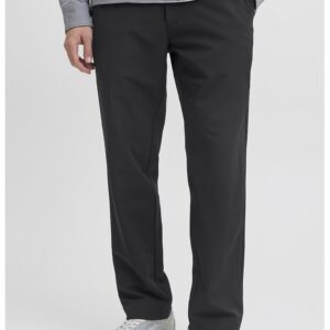 Pantaloni regular fit cu talie medie - Negru
