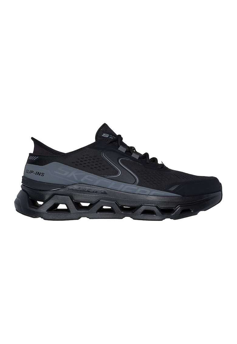 Pantofi sport slip-ins Glide Step Altus - Negru/Albastru cenusiu
