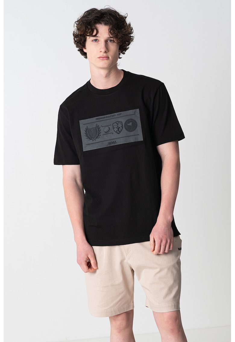 Tricou cu decolteu la baza gatului si maneci cazute