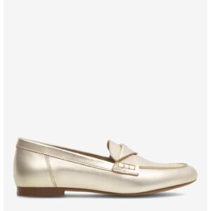 Mocasini dama 5905588479307 - Piele naturala - Auriu - Auriu