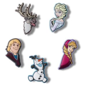 Set de accesorii jibbitz cu tematica Frozen - 5 piese - Multicolor