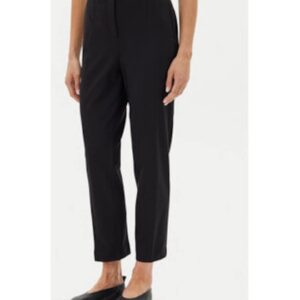 Pantaloni din stofa dama - Negru - 67% viscoza - 28% poliamida - 5% elastan -