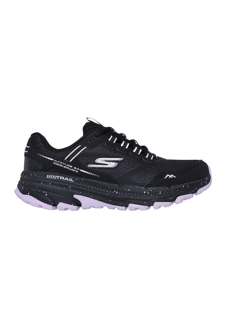 Pantofi cu garnituri din piele pentru alergare Go Run Trail Altitude 2.0 - Negru/Lila