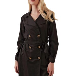 Trenci dama - HiCCUP - textil - negru