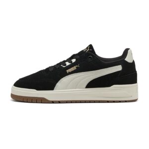 Pantofi sport Shuffle Downtown de piele intoarsa - Negru/Maro nisip